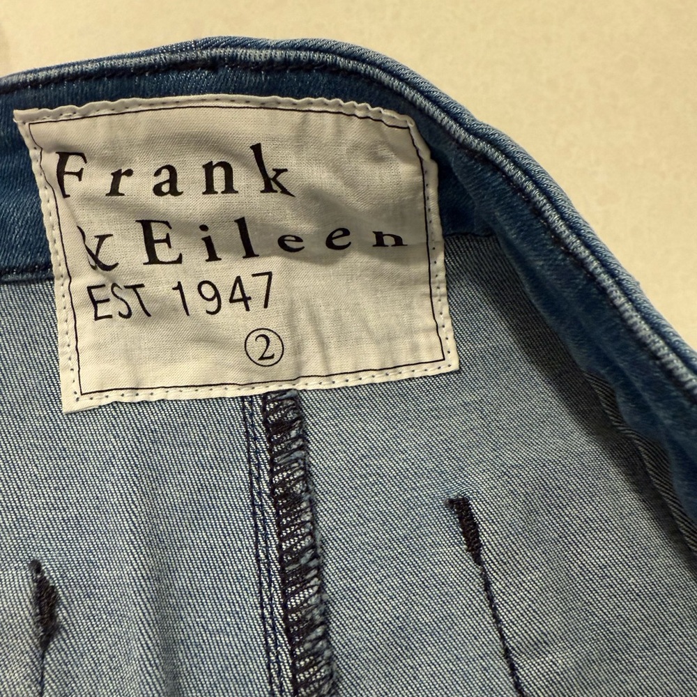 Frank & Eileen Blue Straight Jeans Classic Denim